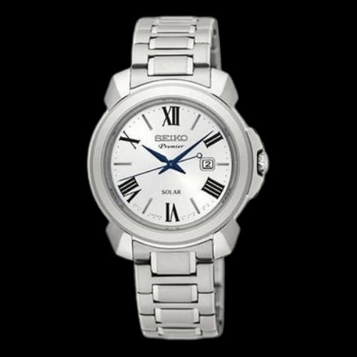 SEIKO Premier Series Solar Energy Silver