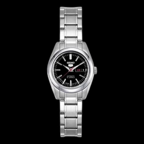 SEIKO Calendar waterproof Business 5 Automatic Mechanical Watch Black