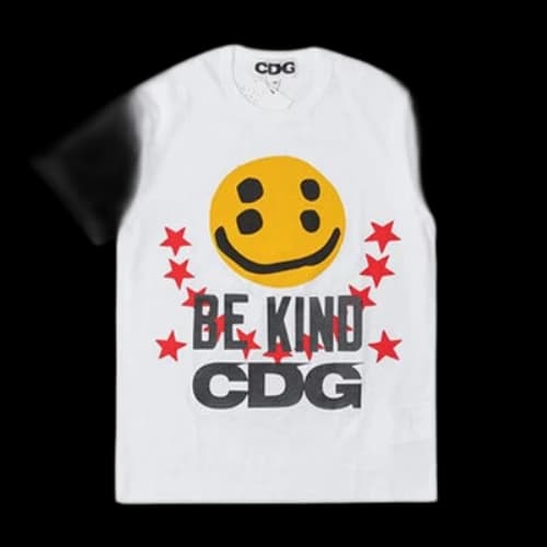 COMME des GARCONS CDG x Cactus Plant Flea Market Smiley face Tee 'White'