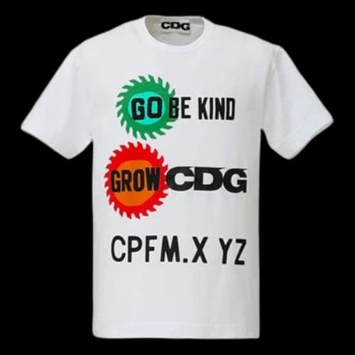 COMME des GARCONS CDG x Cactus Plant Flea Market Round collar Short-sleeve Tee 'White'