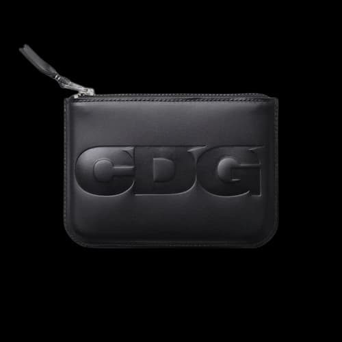 Comme des Garçons Embossed Logo Wallet 'Black'