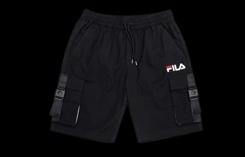 Fila FUSION Woven Shorts Casual Cargo Black
