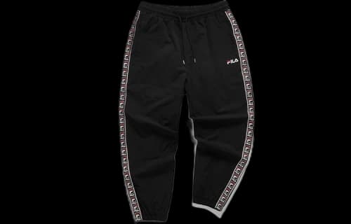 FILA MENS Two Side Logo Sports Tat Pants Black