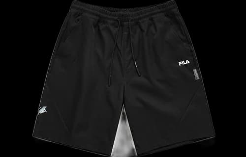 FILA FUSION Tennis Woven Sports 5-Inch Shorts 'Black'