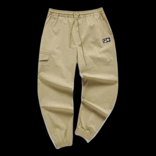 FILA FUSION x staple Collaboration Woven Utility Casual Pants 'Tan'