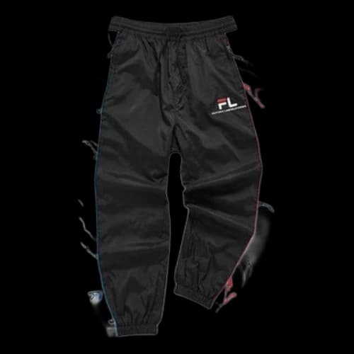 FILA FUSION x Futura Graffiti Printed Side Tape Pants 'Black White'