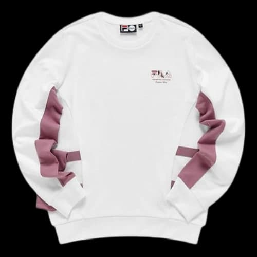 FILA FUSION Street Sport Casual Sports Breathable Pullover Hoodie White (Women's)
