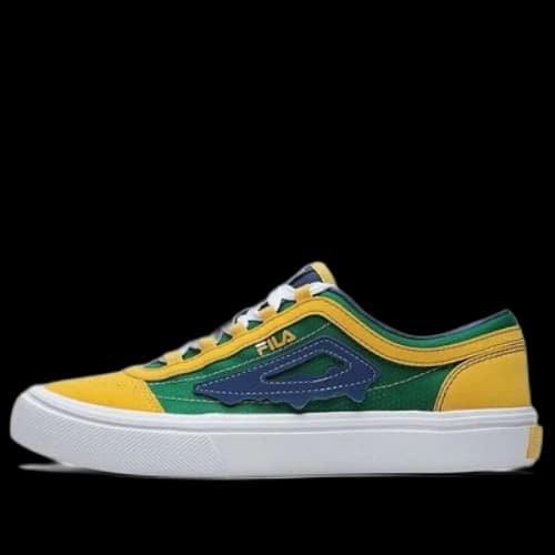 Fila Fusion Skate Shoes 'Blue Yellow Green' (Women's)