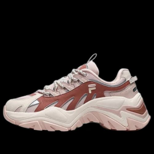 FILA FUSION Casual Fashion Sneakers 'Pink Red' (Women's)