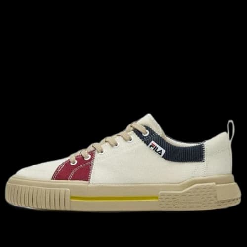 Fila Fusion Canvas Shoes 'White Blue Red' (Women's)
