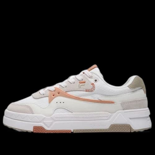 FILA FUSION Low-Top Skate Sneakers 'White Orange' (Women's)
