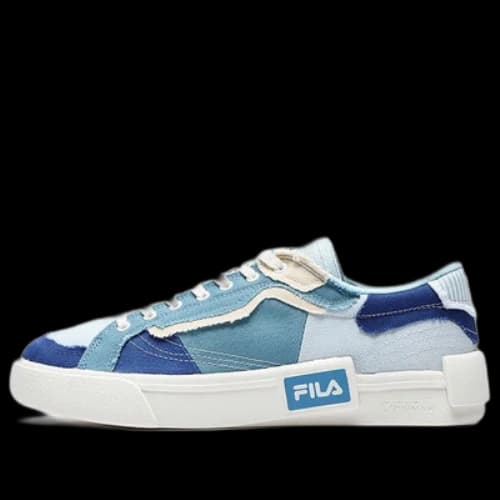 FILA FUSION Canvas Skate Shoes 'Blue Green' (Women's)