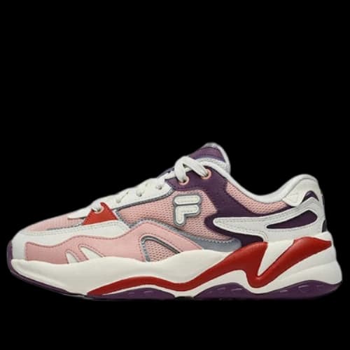 FILA FUSION Flash Sneakers 'White Red Purple' (Women's)