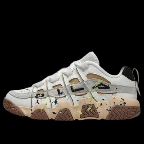 FILA FUSION ADE Barricade Sneakers 'White Beige Brown' (Women's)