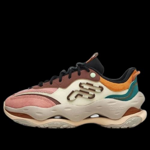 FILA FUSION Cheese Sneakers 'Brown Pink' (Women's)