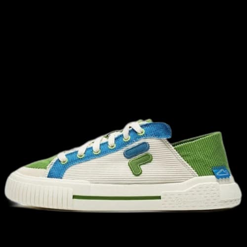 FILA FUSION Wallride DX Skate Shoes 'Green White Blue' (Women's)