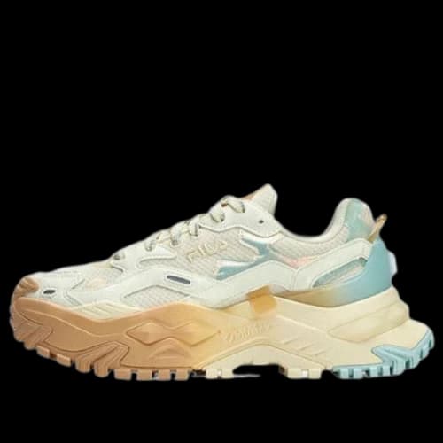 FILA FUSION Bianco TECNO-PIUMAX Sneakers 'White Brown Blue' (Women's)