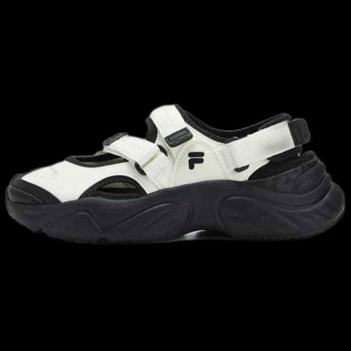 FILA FUSION Conch Sandals 'White Black' (Women's)