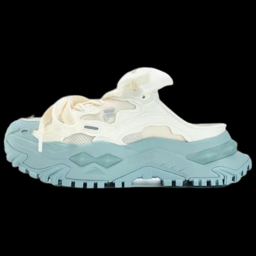 FILA FUSION Bianco Mule Slippers 'White Blue' (Women's)