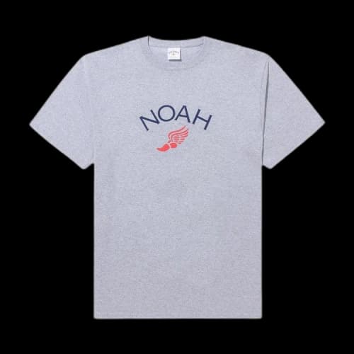 Noah Winged Foot Logo Tee 'Heather Grey'