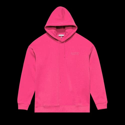 GANNI Software Hoodie 'Shocking Pink'
