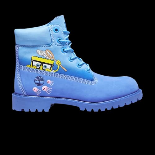 Timberland SpongeBob SquarePants x 6 Inch Premium Junior 'Bright Blue'