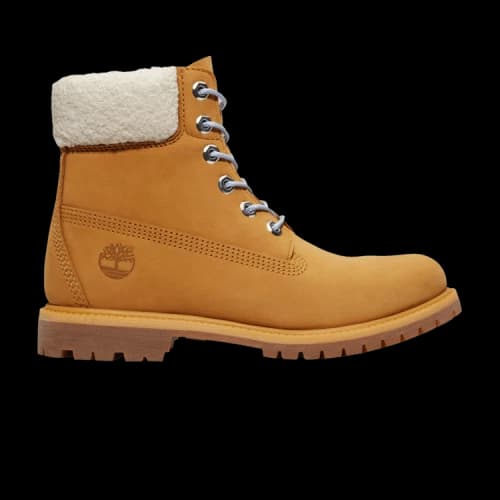 Timberland 6 Inch Premium Boot 'Wheat Blue Fur Collar' (Women's)