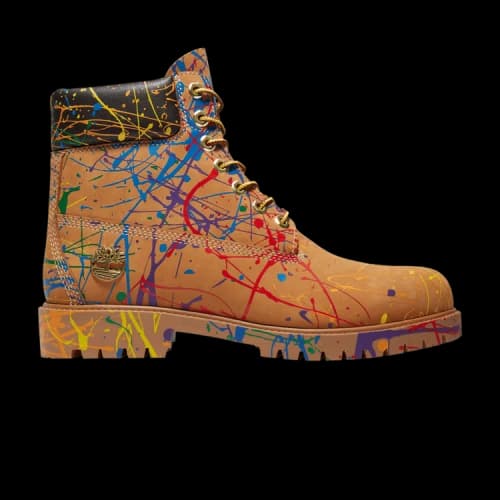 Timberland 6 Inch Premium Boot 'Wheat Paint Splash'