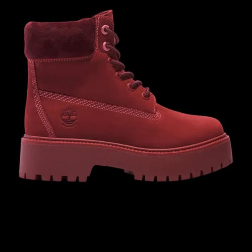 Timberland Stone Street 6 Inch Premium Waterproof Platform Boot 'Dark Red' (Women's)