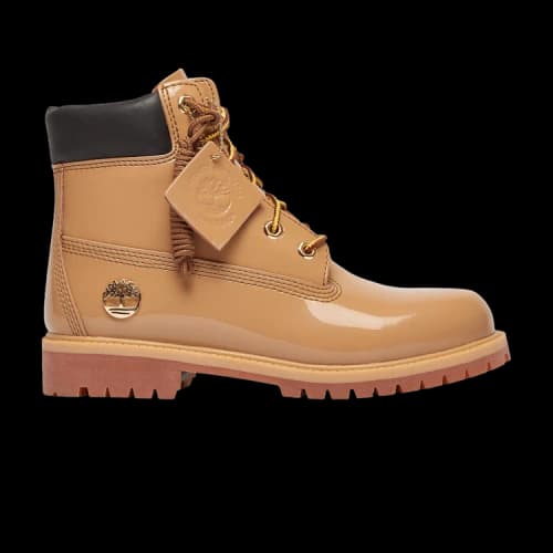 Timberland 6 Inch Premium Waterproof Boot Patent Big Kid 'Wheat'