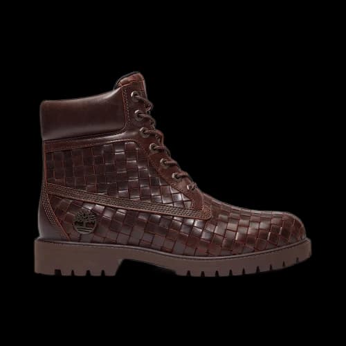 Timberland 6-Inch Boot Woven Dark Brown