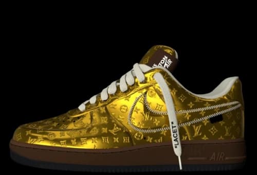 Air Force 1 x Louis Vuitton Low By Virgil Abloh Metallic Gold (2022)