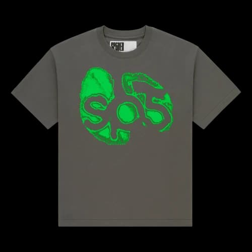 Sp5der Fingerprint Tee Charcoal
