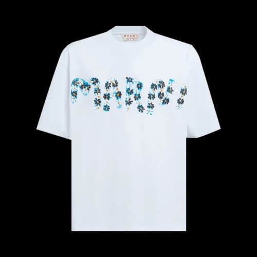 Marni Daisy Logo Tee 'Lily White'