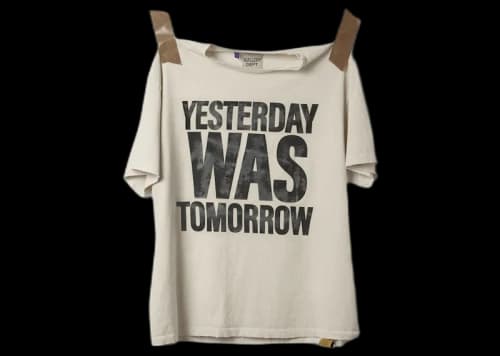 Gallery Dept. Yesterday Was Tomorrow Tee Archival White