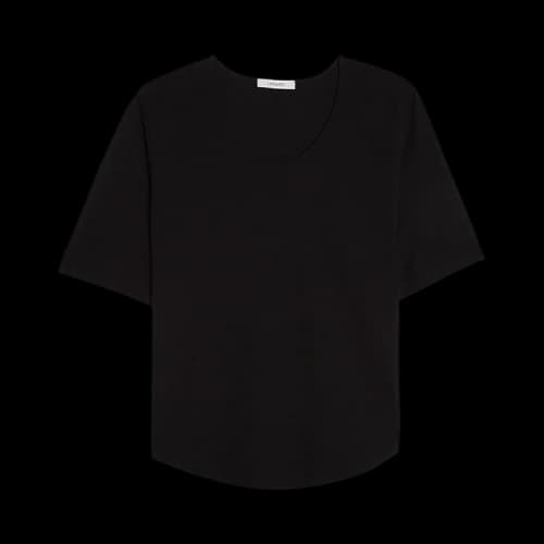 Lemaire Crepe T-Shirt 'Black'