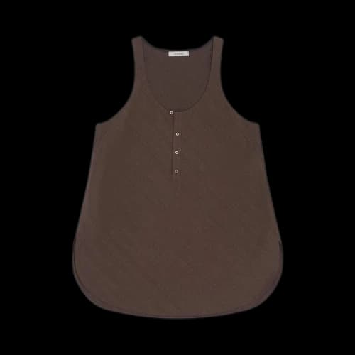 Lemaire Bias Cut Tank Top 'Walnut'