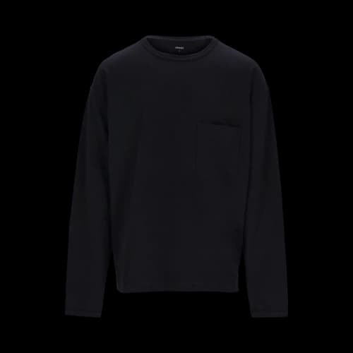 Lemaire Boxy Long-Sleeve T-Shirt 'Black'