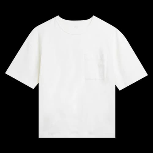 Lemaire Boxy Short-Sleeve T-Shirt 'Chalk'