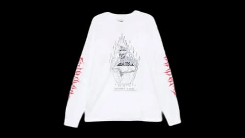 Gallery Dept. The World Is Ours L/S Shirt Clean White