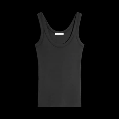Lemaire Jersey Rib Tank Top 'Squid Ink'