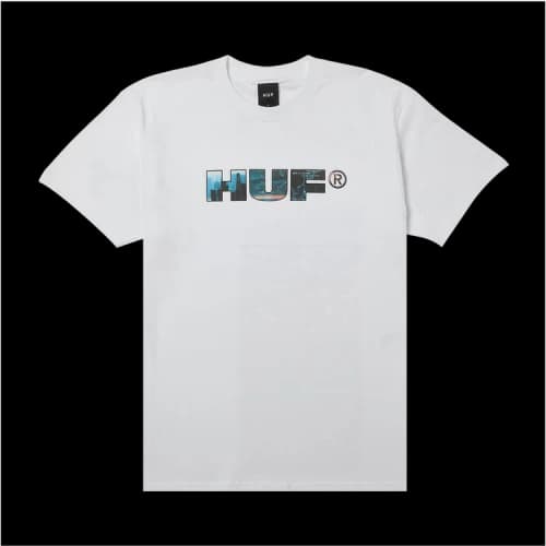 HUF Flight Path Short-Sleeve Tee 'White'