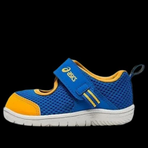 (TD) ASICS Amphibian Baby SR 2 Running Shoes Blue/Yellow