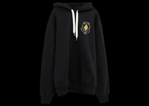 Casablanca Casa Way Embroidered Hoodie Black