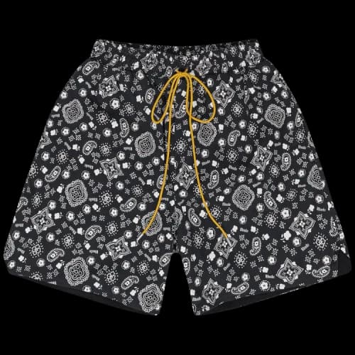 Rhude Bandana Shorts 'Grey'