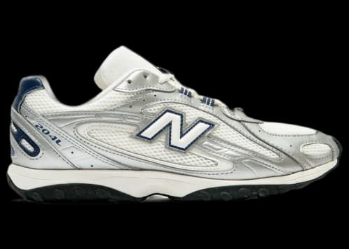 New Balance 204L Sea Salt Silver Metallic Navy