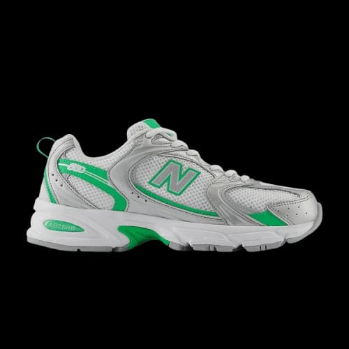 New Balance 530 Green Apple Silver Metallic