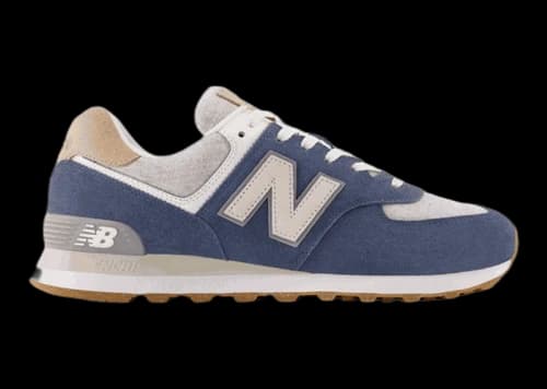 New Balance 574 Navy White Gum