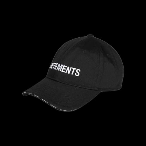 Vetements Classic Logo Cap 'Black'