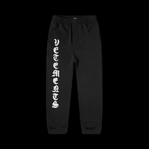 Vetements Anarchy Logo Sweatpants 'Black/White'